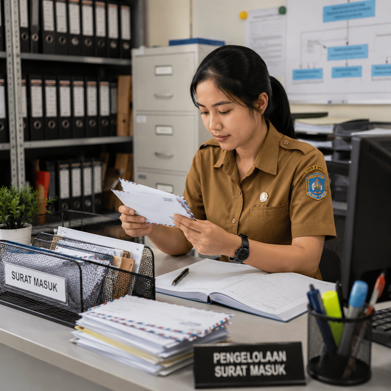 Analisis Pengelolaan Surat Masuk pada Dinas Kesehatan Provinsi Sulawesi Selatan