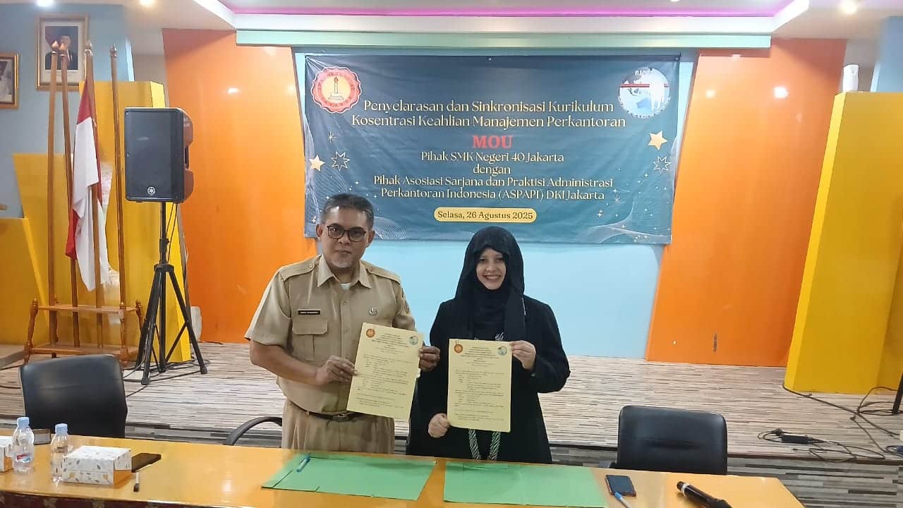ASPAPI DKI Jakarta Jalin Kerja Sama Sinkronisasi Kurikulum dengan SMKN 40 Jakarta